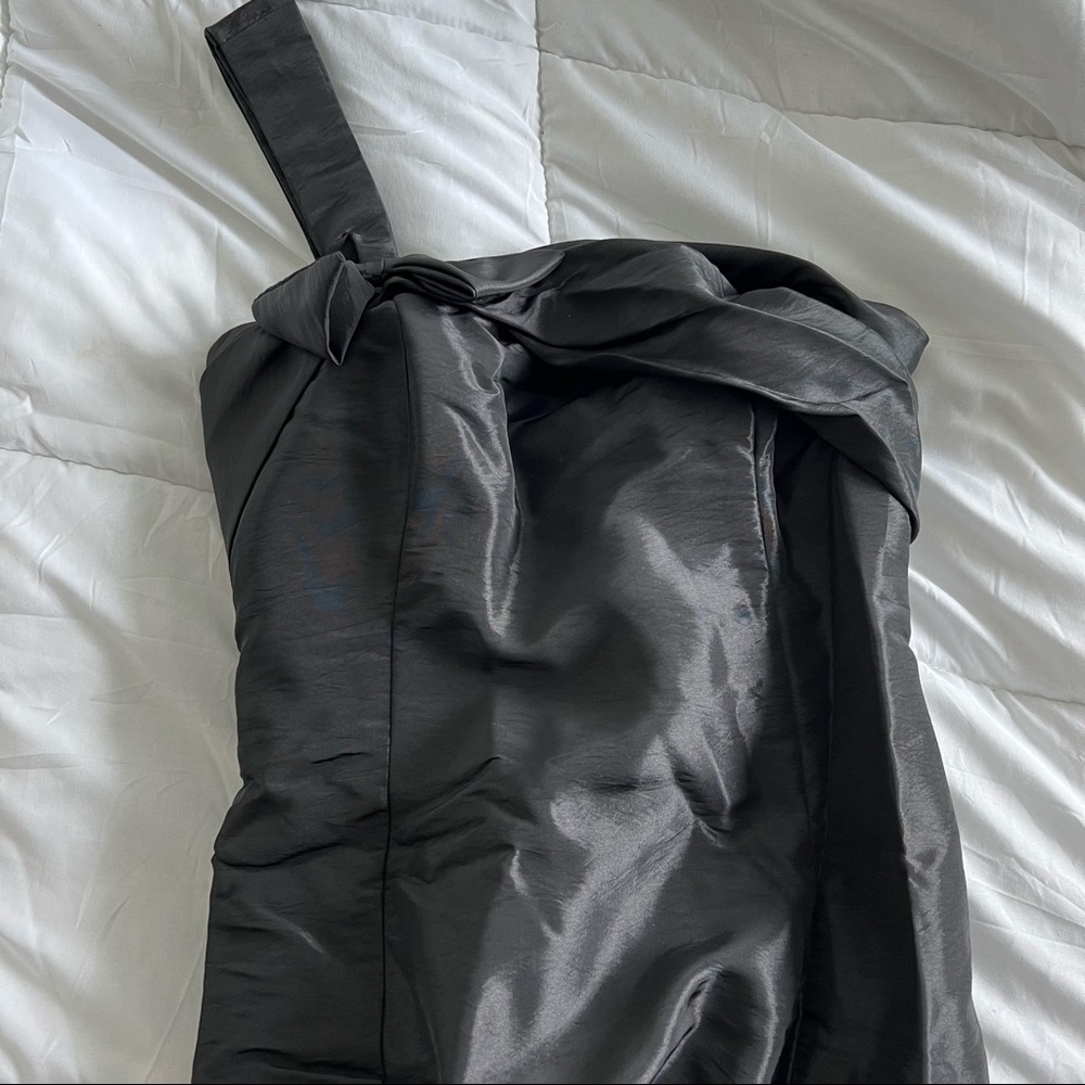 Alvina Valenta Black Bridesmaid Dress